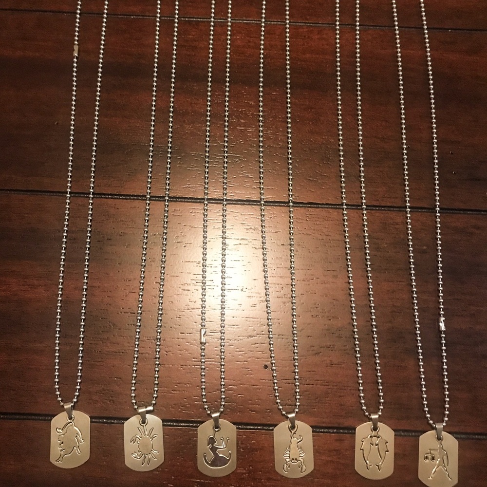 Zodiac sign necklaces